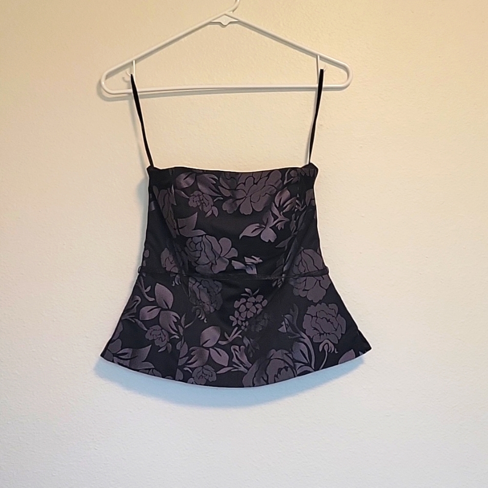WH/BM Jacquard Floral Corset